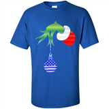 Grinch Holding American Flag ornament Christmas