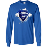 Detroit Tigers And Superman Fans - Long Sleeve T-Shirt
