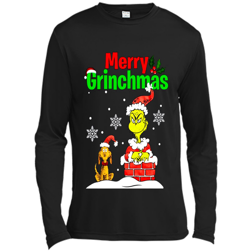 Merry Grinchmas Not Merry Christmas sweater PINGPONG