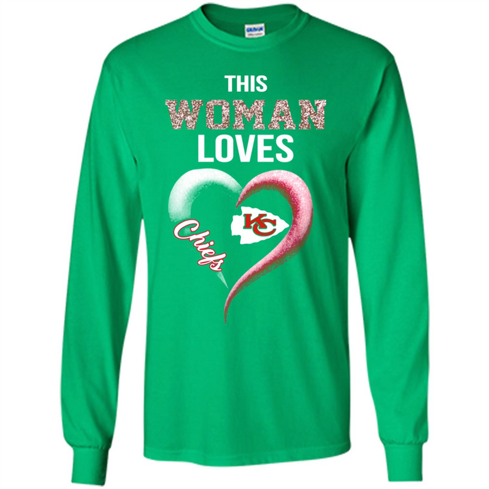 This Woman love Chiefs NFL football team - Long Sleeve T-Shirt