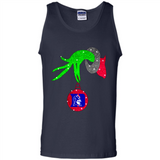 GRINCH HAND HOLDING DUKE BLUE DEVILS GLITTER CHRISTMAS PINGPONG