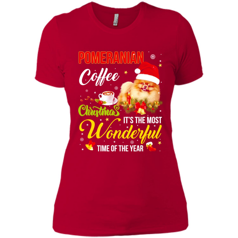 Pomeranian Coffee Wonderful Christmas