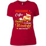 Pomeranian Coffee Wonderful Christmas