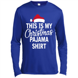 This Is My Christmas Pajama Family Matching - Canvas Long Sleeve T-Shirt