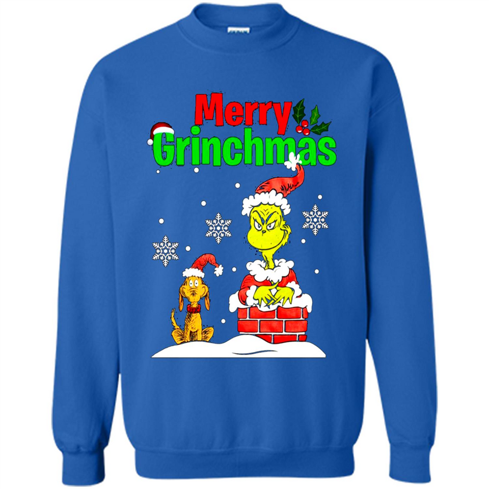 Merry Grinchmas Not Merry Christmas sweater PINGPONG