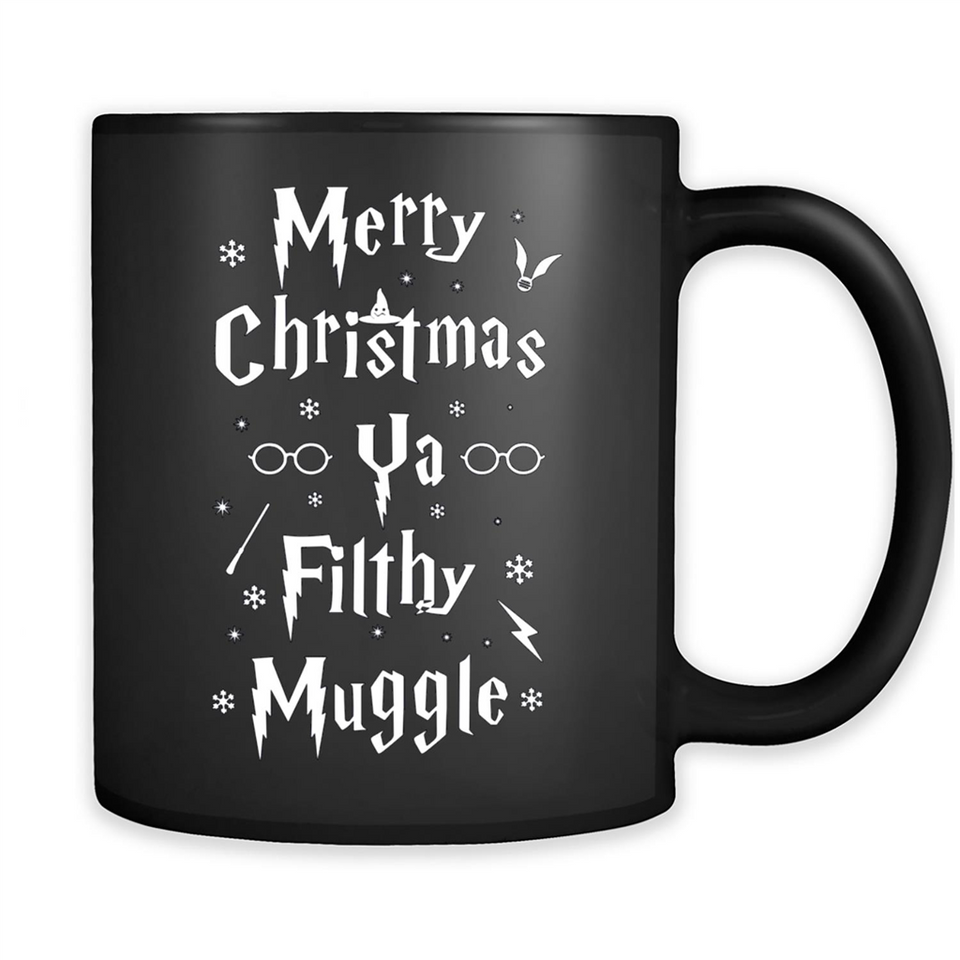Merry Christmas Ya Filthy Muggle Christmas Sweatshirt PINGPONG