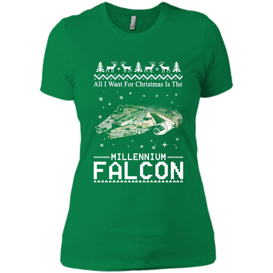 All I Want For Christmas Is The Millennium Falcon ugly PINGPONG
