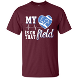 Detroit Lions Football My Heart is on that Field - Shirt