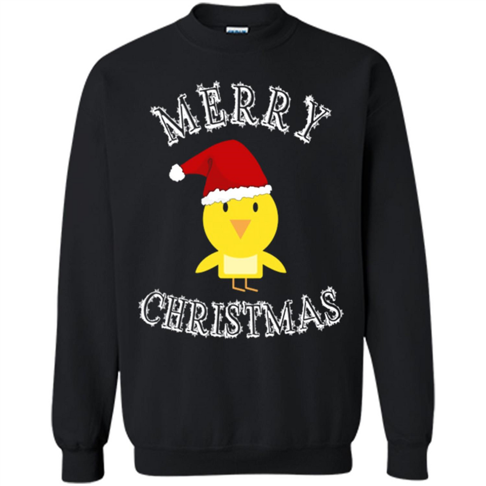Bird Santa Merry Christmas T-Shirt - Birds Watchers Xmas - Sweatshirt