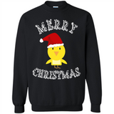 Bird Santa Merry Christmas T-Shirt - Birds Watchers Xmas - Sweatshirt