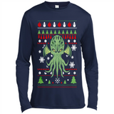 Octopus Ugly Sweater Christmas - Canvas Long Sleeve T-Shirt