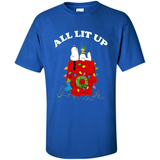 Peanuts By Schulz Snoopy Young Men_s Christmas - Shirt