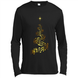 Music Note Christmas Tree Xmas Music Lover Mug PINGPONG - Canvas Long Sleeve T-Shirt