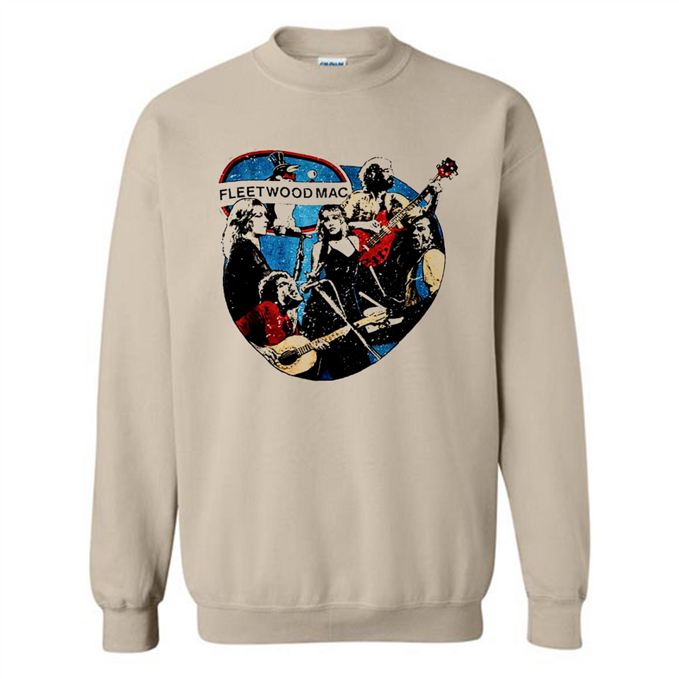 Dancing Funny Guitar Vintage Metal Rock Band Shirt PINGPONG - Sweatshirt