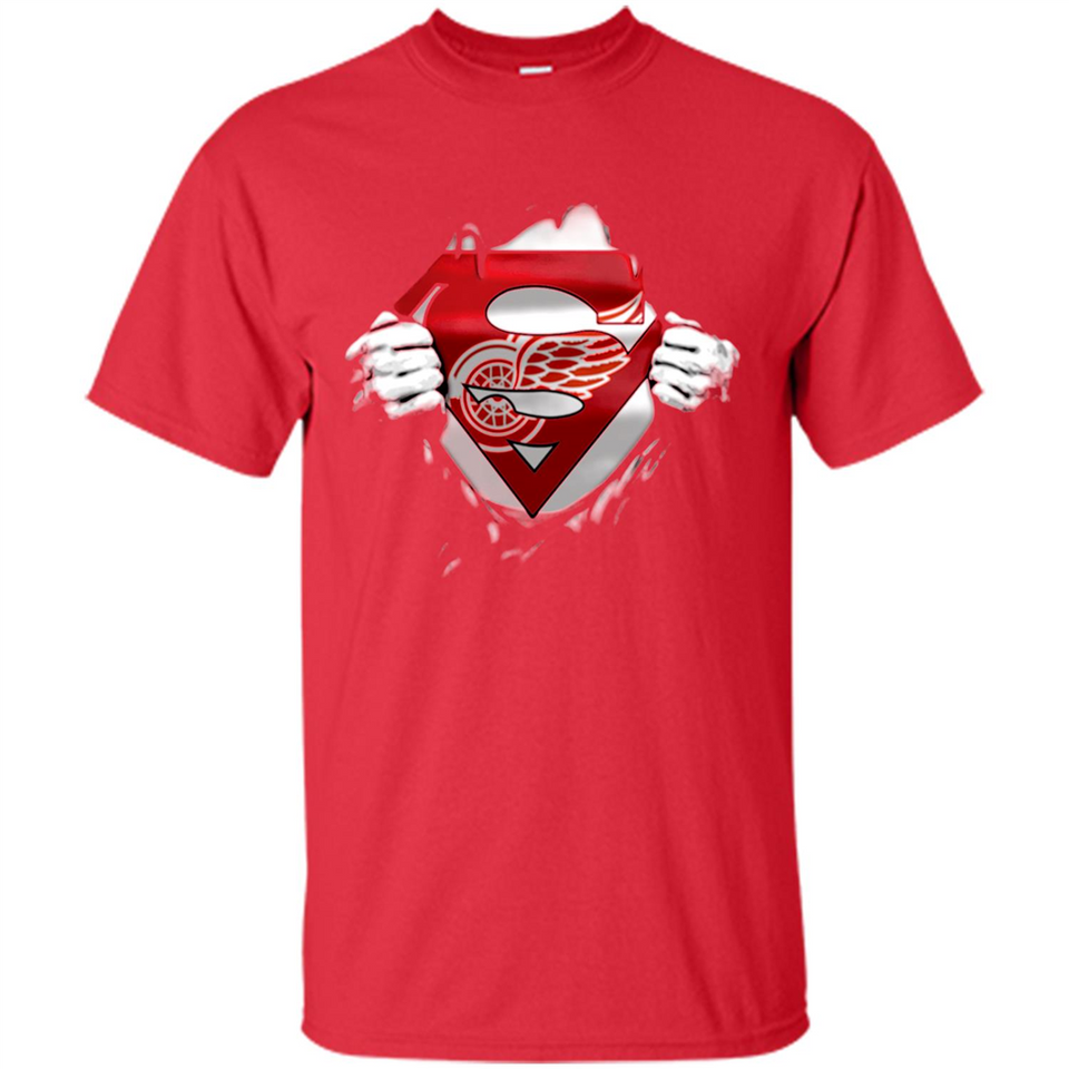Detroit Red Wings And Superman Fans - Shirt