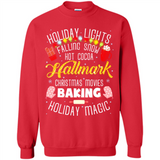 Holiday Lights Falling Snow Hot Cocoa Hallmark Christmas movie