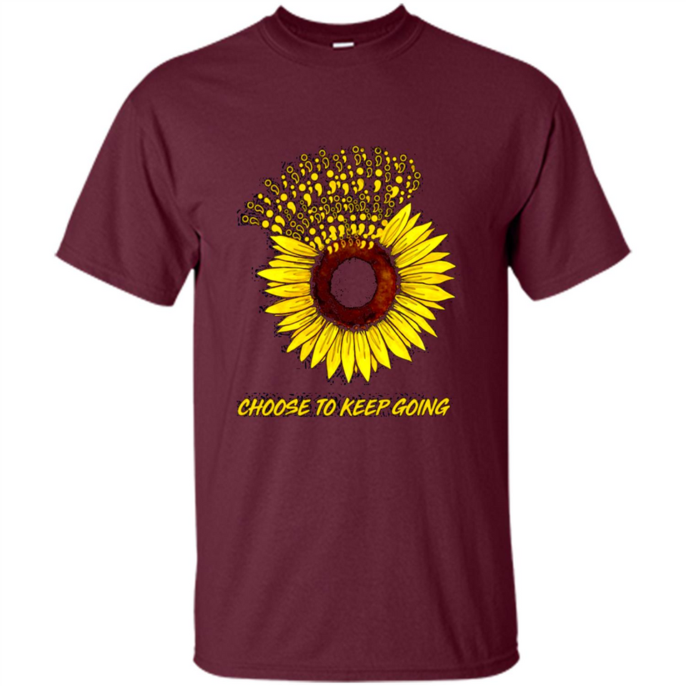 Semicolon Sunflower choose to keep going PINGPONG