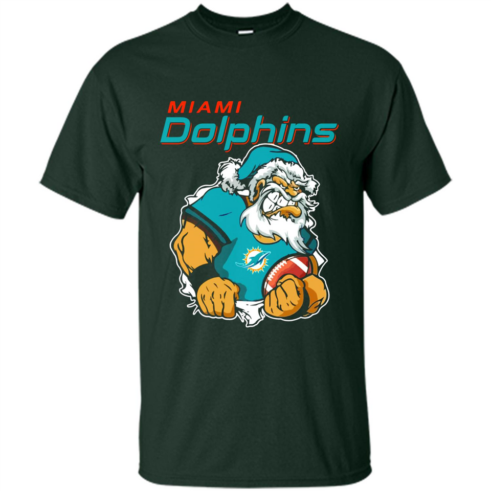 Grumpy Santa Claus Miami Dolphins Football Team PINGPONG
