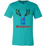 Bud light reinbeer Christmas - Canvas Unisex T-Shirt