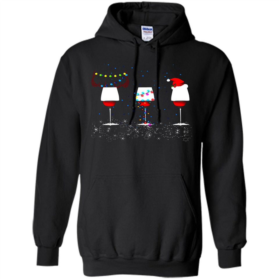 Christmas Red Wine Funny Merry Xmas Sweatshirt - Hoodie
