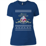 Christmas Santa Goldwyn Mayer Logo - Ladies' Boyfriend T-Shirt