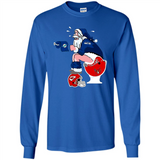 Seattle Seahawks Santa Claus Toilet