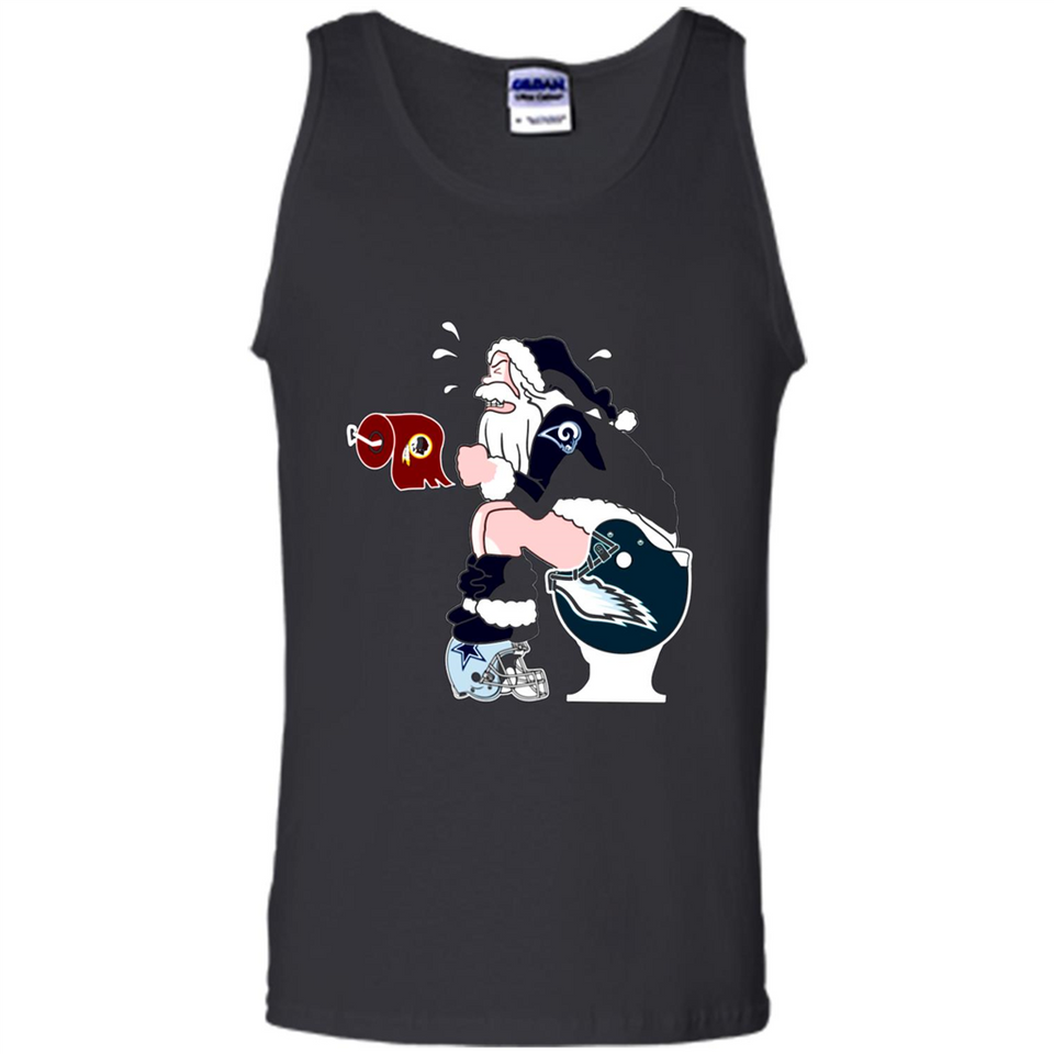 Los Angeles Rams Toilet Santa Claus PINGPONG