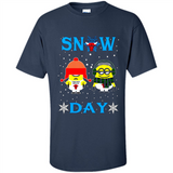 Snow Day Shirt For Chicago Bulls Vs Minion Fans pingpong
