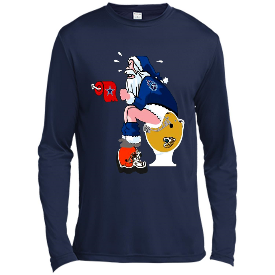 Tennessee Titans Santa Claus Toilet