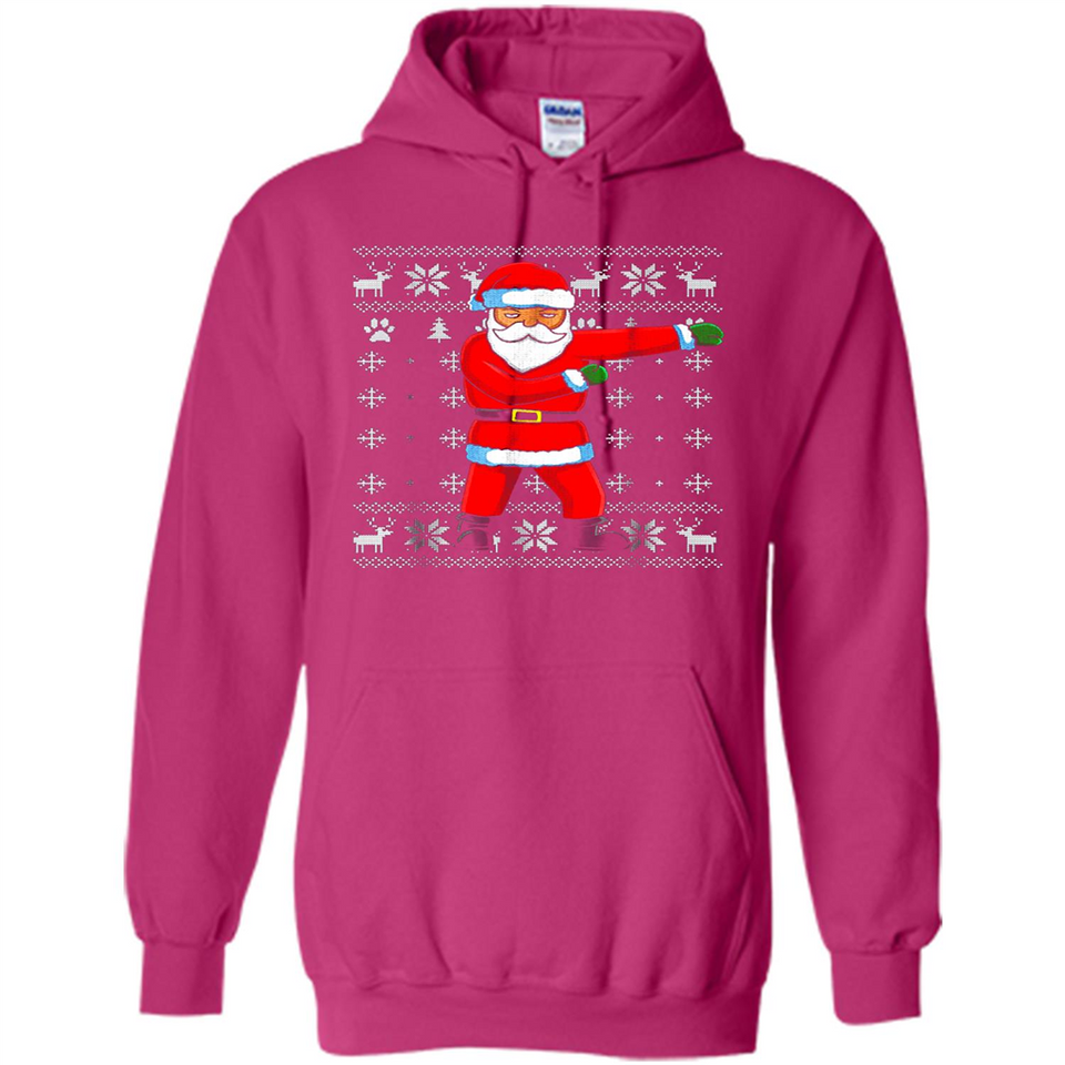 Flossing Santa Christmas Ugly Sweater Style Pajama Xmas Gift - Hoodie