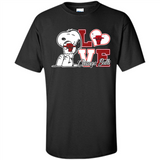 Snoopy loves NBA Chicago Bulls - Shirt