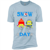 Snow Day Shirt For Kansas City Chiefs Vs Minion Fans Cotton pingpong