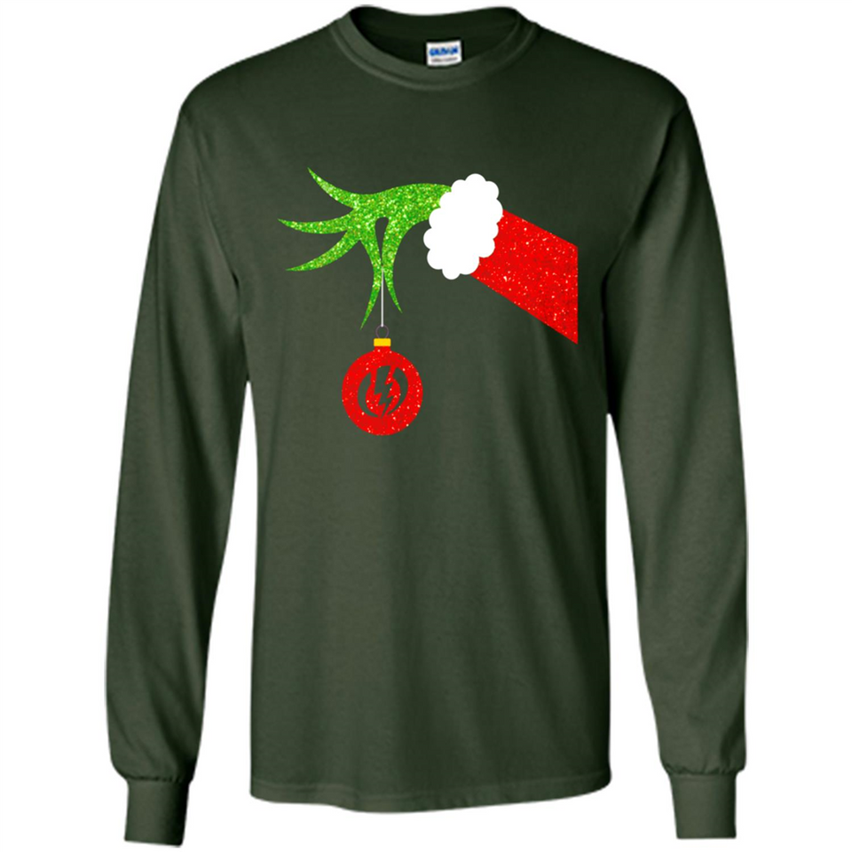 Funny Grinch Hand Holding Electric Ornament Christmas PING PONG