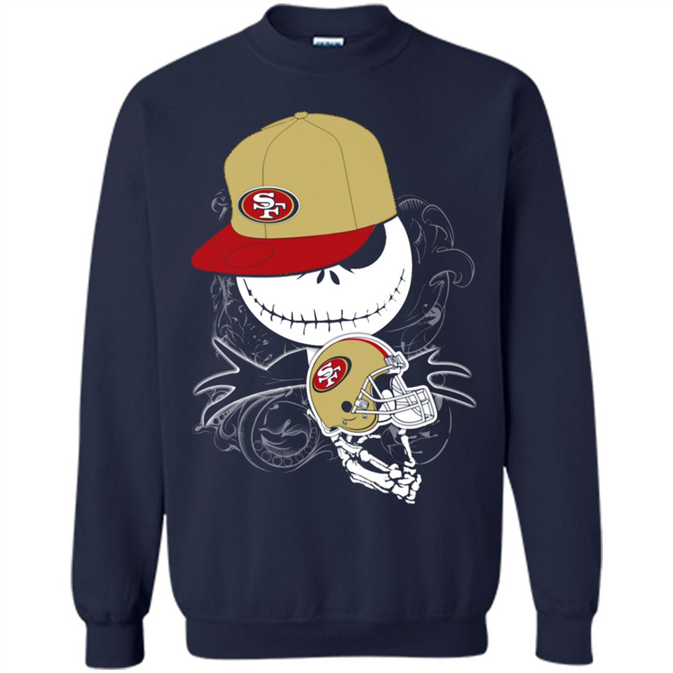 Jack Skellington The Nightmare Before Christmas-49ers Football - Sweatshirt