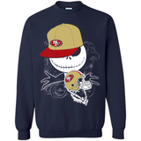Jack Skellington The Nightmare Before Christmas-49ers Football - Sweatshirt