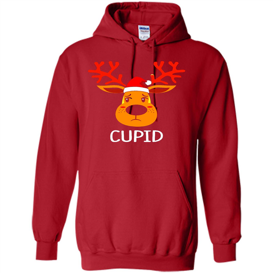 Cupid Santa Claus Funny Xmas Holiday T-Shirt - Hoodie