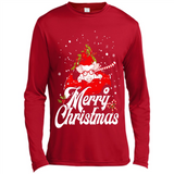 Merry Christmas Pig s - Canvas Long Sleeve T-Shirt