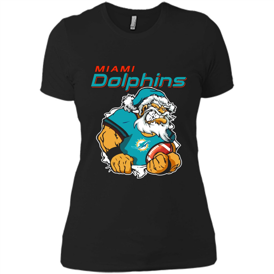 Grumpy Santa Claus Miami Dolphins Football Team PINGPONG