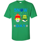 Snow Day Shirt For Indianapolis Colts Vs Minion Fans pingpong