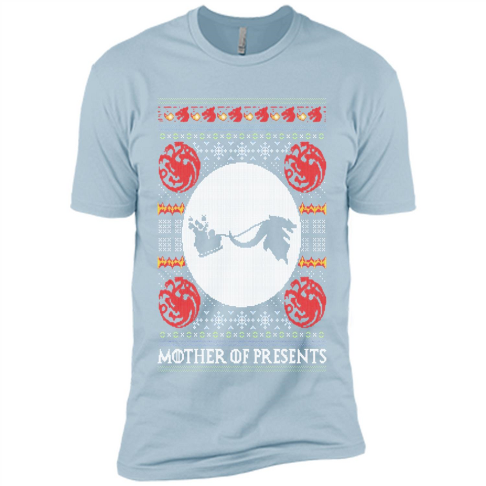 Mother Of Presents – Game of Thrones ugly christmas sweater - Premium Short Sleeve T-Shirt