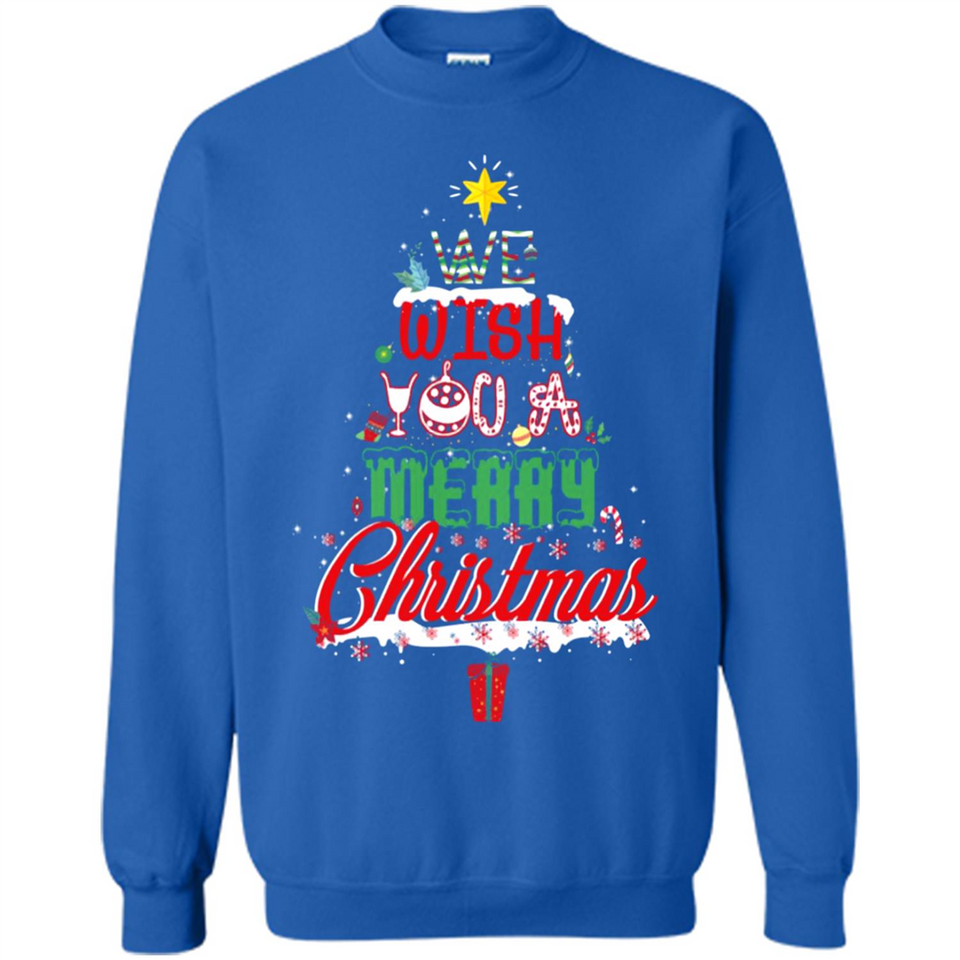 We Wish You A Merry Christmas Funny Pine Gift Sleeve - Sweatshirt