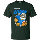 Grumpy Santa Claus Detroit Lions Football Team PINGPONG