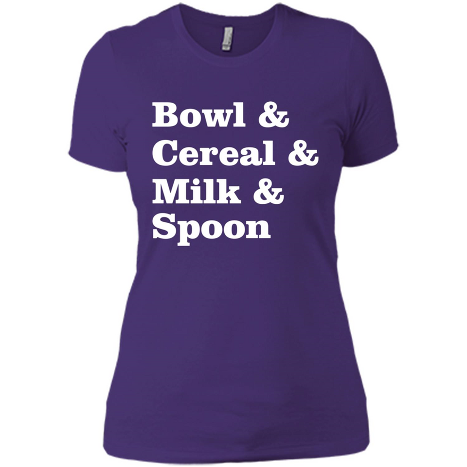 Tasty Cereal Recipe Bowl Milk Spoon
