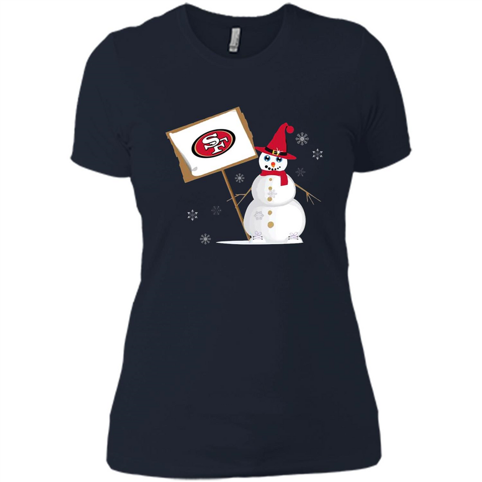 San Francisco 49ers Snowman Funny