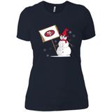 San Francisco 49ers Snowman Funny