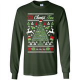 Chemist Tree Shirt Oh Chemistry Tree Ugly Christmas - Long Sleeve T-Shirt