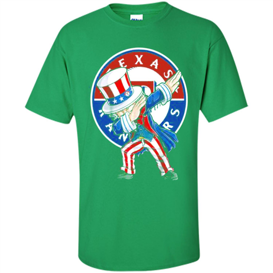 MLB TEXAS RANGERS UNCLE SAM DABBING INDEPENDENCE DAY