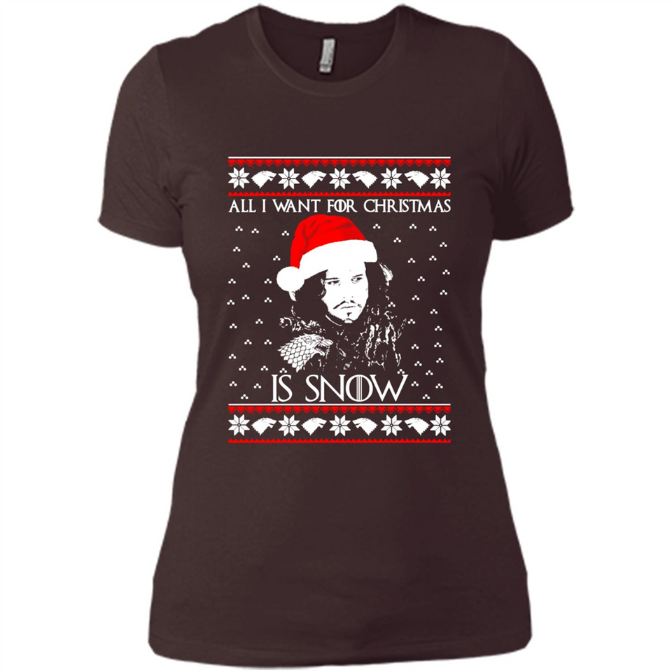 All I Want for Christmas is Snow ugly sweater PINGPONG