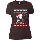 All I Want for Christmas is Snow ugly sweater PINGPONG