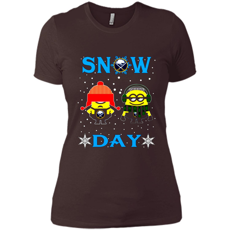 Snow Day Shirt For Buffalo Sabres Vs Minion Fans pingpong